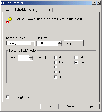 Scheduled Tasks
